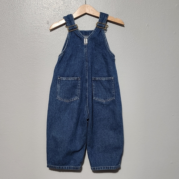 KEY Denim Overalls 12 Months Baby Boy Blue Farmcore Blue Collar Country Western - Picture 6 of 12
